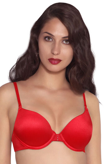Amante Padded Underwired Multiway Push-Up Bra - Red