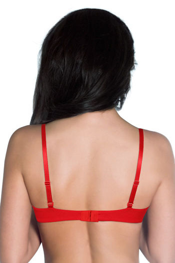 Amante Padded Underwired Multiway Push-Up Bra - Red