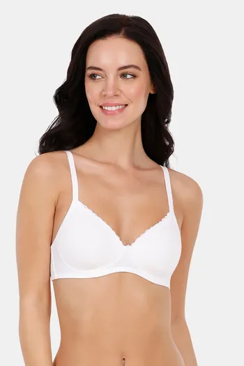 Buy Amante Padded Non-Wired T-Shirt Bra - White