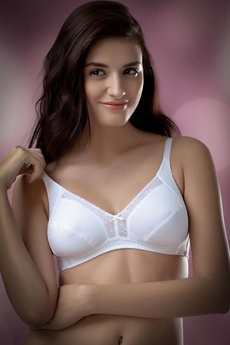 Amante Non Padded Non Wired Full Cover Bra-White