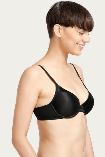 Buy Amante Satin Edge Padded Wired 3/4th Coverage T-Shirt Bra