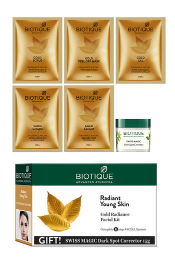 Buy Biotique Gold Radiance Facial 65 g