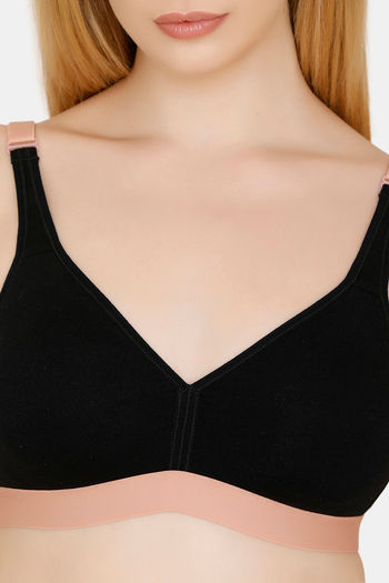 Zivame Cotton Wirefree Cut N Sew Bra Black 2692124.htm - Buy Zivame Cotton  Wirefree Cut N Sew Bra Black 2692124.htm online in India