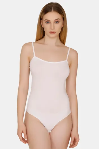 Bwitch Seamless Camisole With In-Built Panty - White