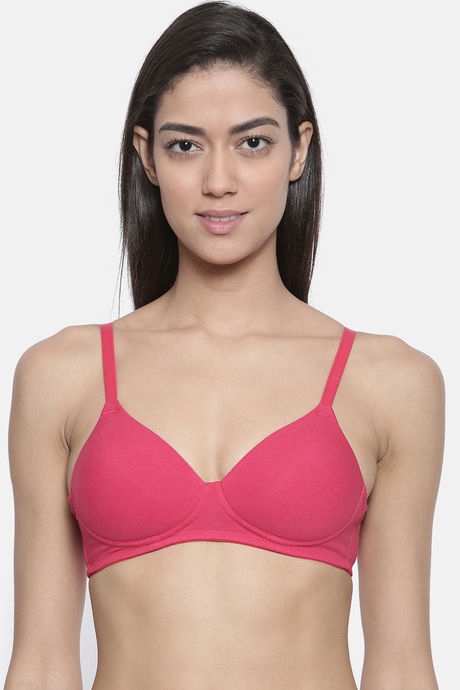 Buy BITZ Fuller Cup Padded Non Wired Full Coverage T-Shirt Bra - Burberry  at  online | Bra online