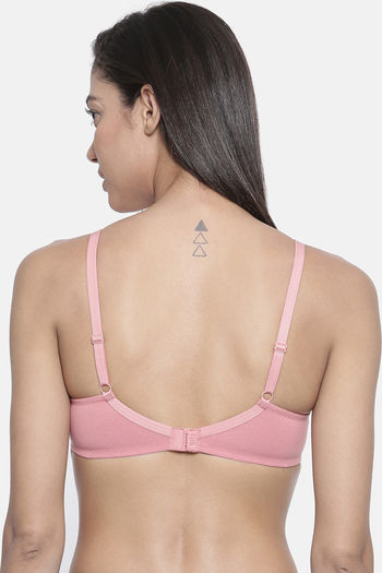 Buy BITZ Fuller Cup Padded Non Wired Full Coverage T-Shirt Bra - Mauve Glow  at Rs.699 online