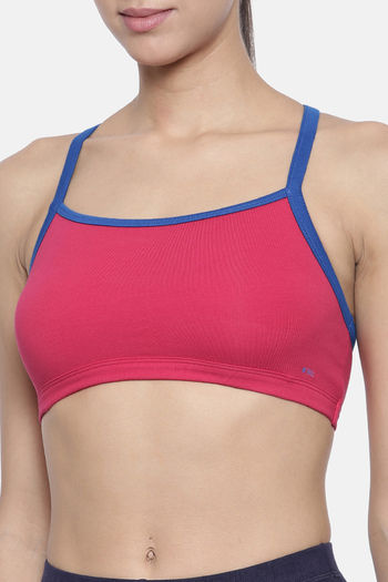 Buy Bitz Medium Impact Non Padded Nouveau Strech Sports Bra - Burberry at   online | Activewear online