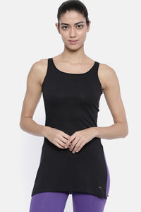 Buy BITZ Relaxed Fit Cotton Camisole - Black 