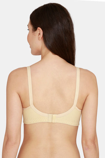 College Girl Double Layered Non-Wired 3/4th Coverage Sag Lift Bra - Nude