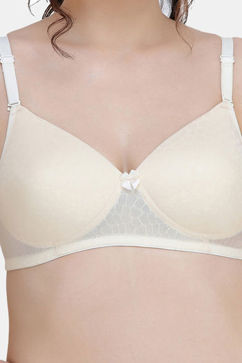 T-Shirt Bra BodyGirl 100% Pure Cotton, Comfortable, Non-Padded, Non-Wired  Bra., White at Rs 23/piece in Delhi