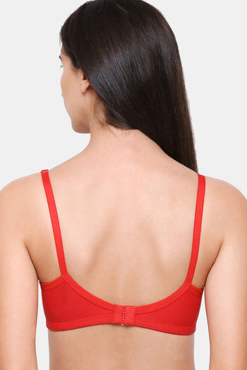 Buy Zivame Double Layered Non Wired Full Coverage Mastectomy Bra - Blue  Depth at Rs.450 online