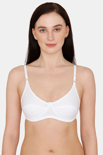 Buy Coucou Essentials Double Layered Non Wired Medium Coverage T-Shirt Bra - Bright White