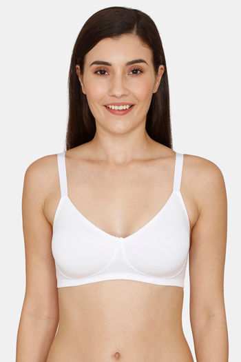 Buy Coucou Essentials Double Layered Non Wired 3/4th Coverage T-Shirt Bra - Bright White