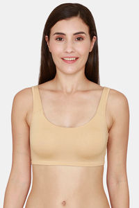Buy Coucou Essentials Double Layered Non Wired 3/4th Coverage Slip On Bra - Roebuck