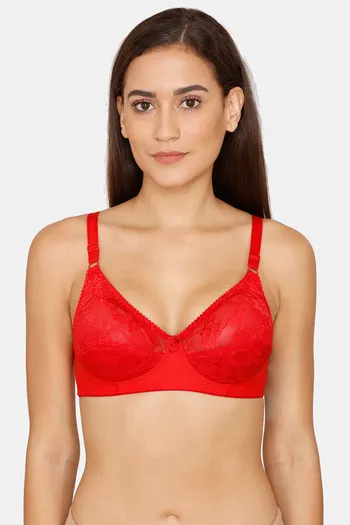 Buy Coucou Double Layered Non Wired 3/4th Coverage T-Shirt Bra - Barbados Cherry