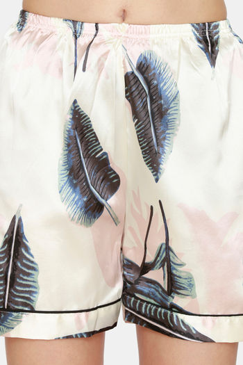 Buy Coucou Polyester Spandex Printed 