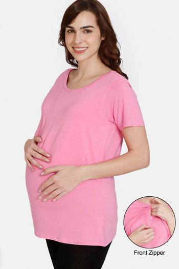 Buy Coucou Maternity Knit Top - Flamingo Pink