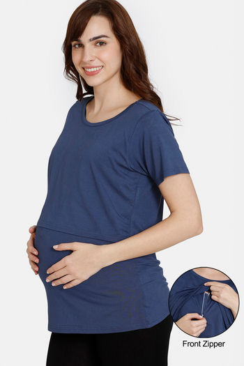 Buy Coucou Maternity Knit Top - Sodalite Blue