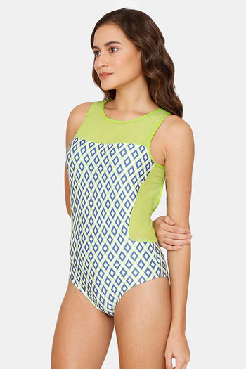 Buy Coucou Slip-On Bodysuit - Lime Punch at Rs.599 online