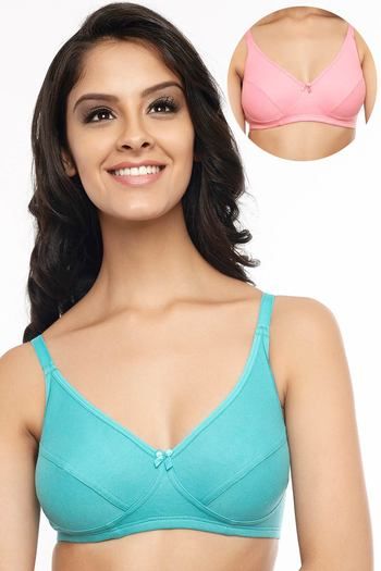 Buy Juliet Double Layered Non Wired Full Coverage Minimiser Bra - Skin at  Rs.495 online