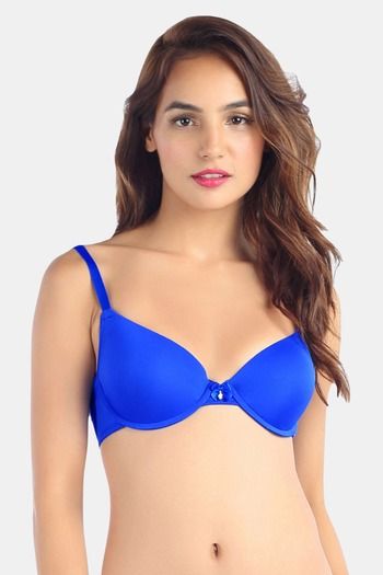 Buy Candyskin Push Up Wired Full Coverage Bra - Blue