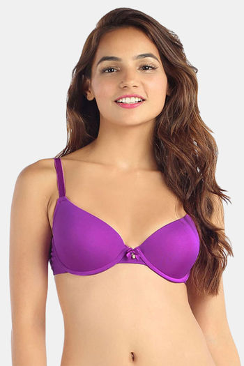 Buy Candyskin Push Up Wired Full Coverage Bra - Purple