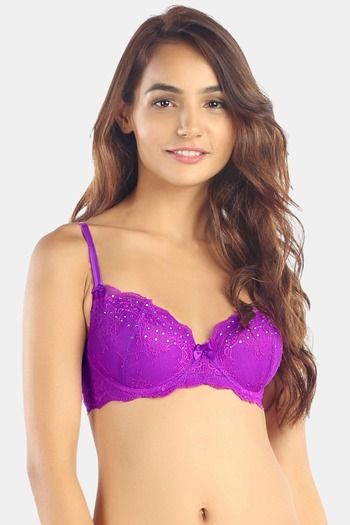 Buy Purple Bras for Women by In-curve Online
