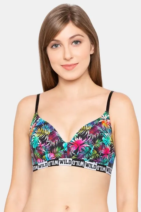 Buy Candyskin Padded Non Wired Full Coverage Super Support Bra - Rainbow at  Rs.620 online