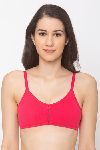 Buy Candyskin Non Padded Non Wired Full Coverage Super Support Bra - Pink  at Rs.799 online