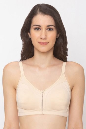 Buy Candyskin Non Padded Non Wired Full Coverage Super Support Bra - Nude