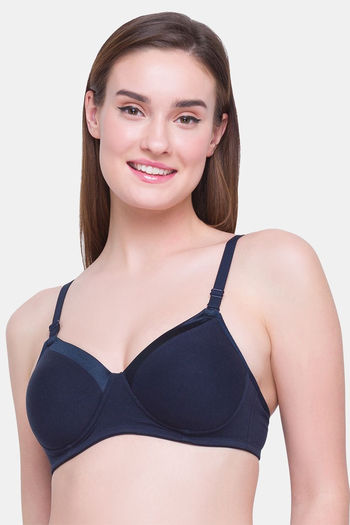 Buy Candyskin Padded Non-Wired Bra (Blue) online