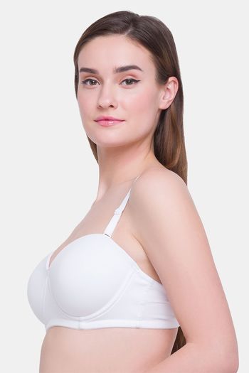 Buy Candyskin Padded Wired Full Coverage Super Support Bra - White