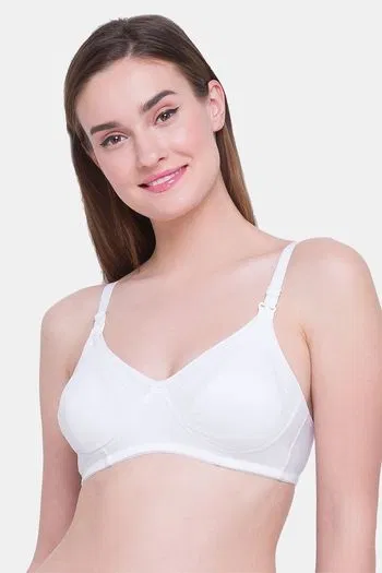 Buy Candyskin Single Layered Non Wired Full Coverage Maternity / Nursing Bra  - White at Rs.479 online