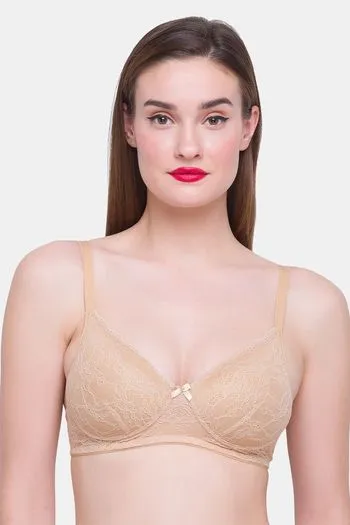 Buy Candyskin Padded Non Wired Full Coverage Super Support Bra - Skin