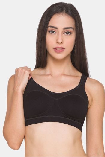 Buy Candyskin Single Layered Non Wired Full Coverage T-Shirt Bra - Black