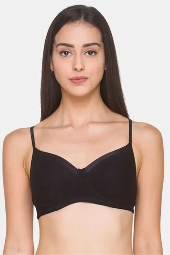 Buy Candyskin Padded Non Wired Full Coverage T-Shirt Bra - Black