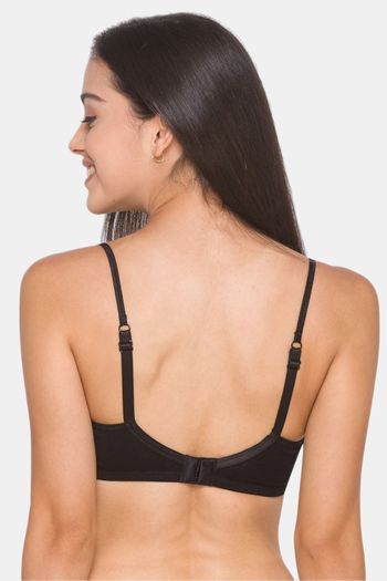 Buy Candyskin Padded Non Wired Full Coverage T-Shirt Bra - Black at Rs.799  online