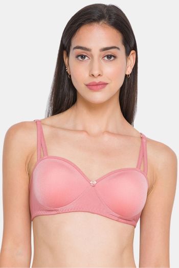 Buy Candyskin Padded Non Wired Full Coverage T-Shirt Bra - Coral