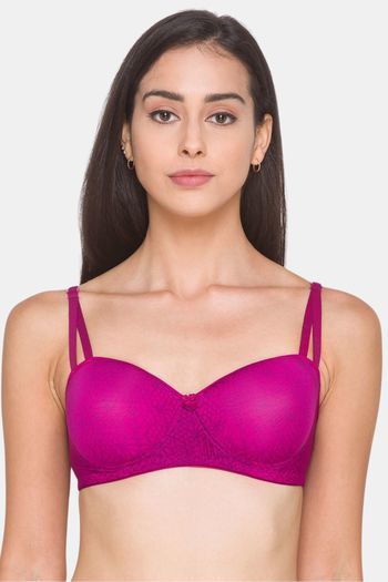 Buy Candyskin Padded Non Wired Full Coverage T Shirt Bra Purple At Rs399 Online Bra Online 