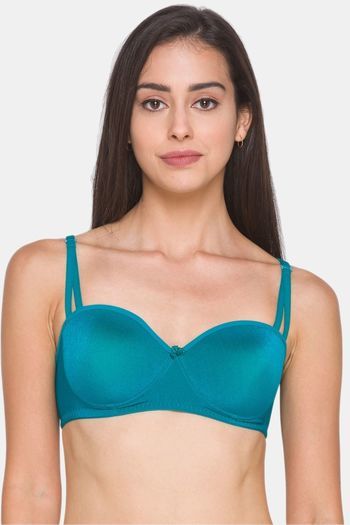 Buy Candyskin Padded Non Wired Full Coverage T-Shirt Bra - Sea Green