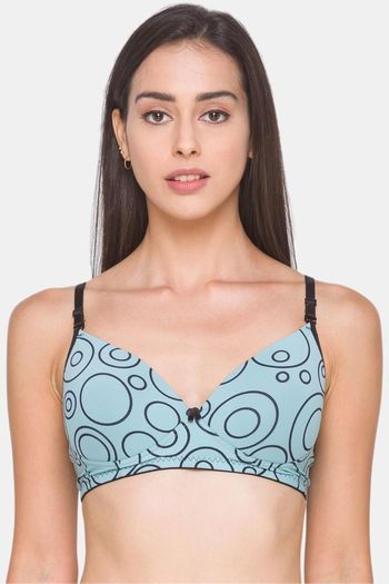 Buy Candyskin Padded Non Wired Full Coverage T-Shirt Bra - Teal at