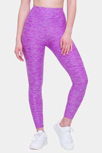 Buy Candyskin High Rise Relaxed Fit Leggings - Purple at Rs.1039 online
