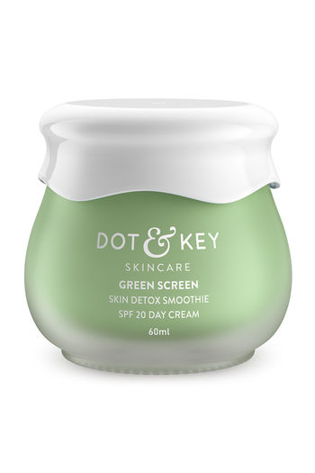Buy Dot & Key Green Screen 
                Skin Detox Smoothie 
                Spf 20 Day Cream (70 g)