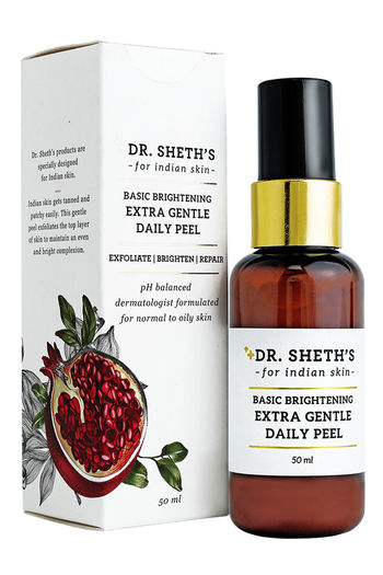 Peeling Extra Doux Visage Dr. Sheth Végan 50ml - Soin Longue Durée Peau Sensible
