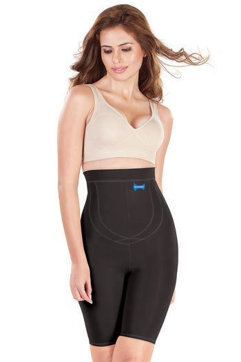 Dermawear ShapeX-NC Short Length Bodysuit with Underbust- Black