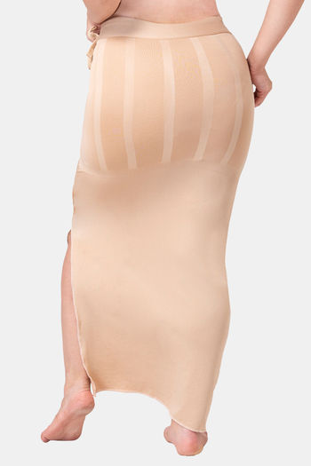 Buy Dermawear Body Sculpting Slit Saree Shapewear - Dark Pink at Rs.899  online