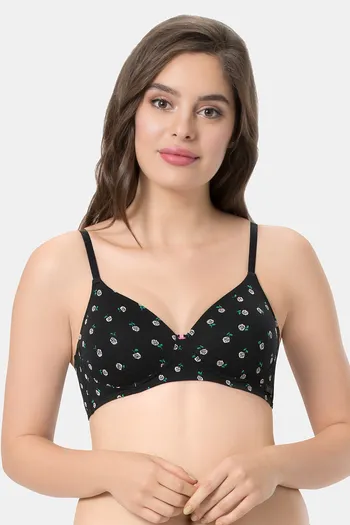 Buy Every De By Amante Essentials Padded Non Wired Full Coverage T-Shirt Bra  - Print at Rs.419 online
