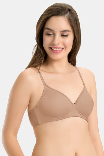 Buy online Blue Solid T-shirt Bra from lingerie for Women by Zivame for  ₹1695 at 0% off