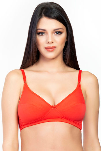 Buy Envie Double layered Non-Wired Medium Coverage Bra - True Red