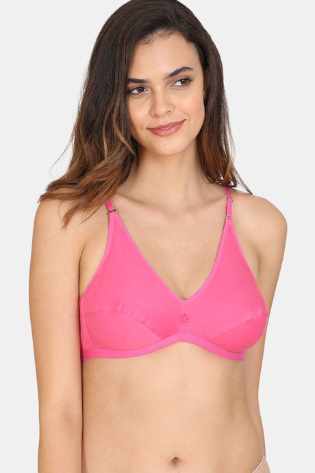 Buy Extreme Fashion Single Layered Non Wired 3/4th Coverage Bra - Pink at  Rs.299 online